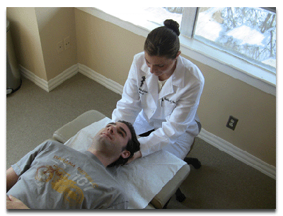 Osteopathic treatment session